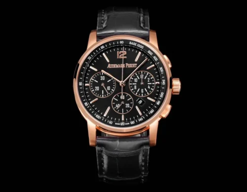 Audemars Piguet Code 11.59 Automatic Chronograph Watch Leather Strap