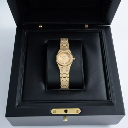 Audemars Piguet Royal Oak 67630BA Gold-Tone Watch 23mm