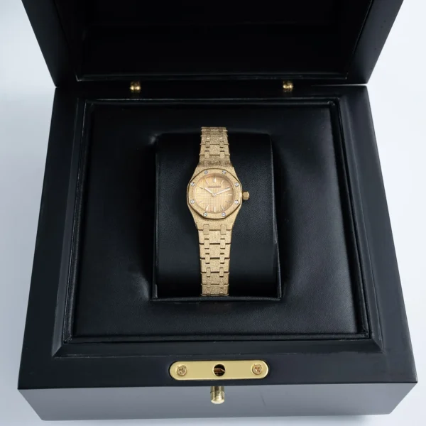 AP0006-01 Audemars Piguet Royal Oak 67630BA Gold-Tone Watch 23mm