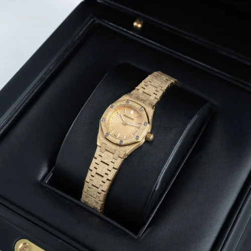 Audemars Piguet Royal Oak 67630BA Gold-Tone Watch 23mm