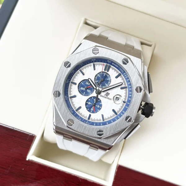 AP0012-01 Audemars Piguet Men's Automatic Watch 44mm Leather Strap SKU AP0012