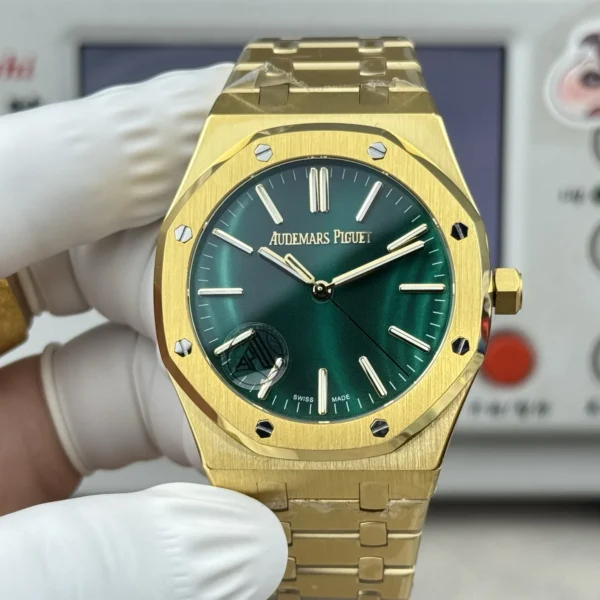 AP0019-01 Audemars Piguet 15513 Green Dial Watch 41mm SKU AP0019