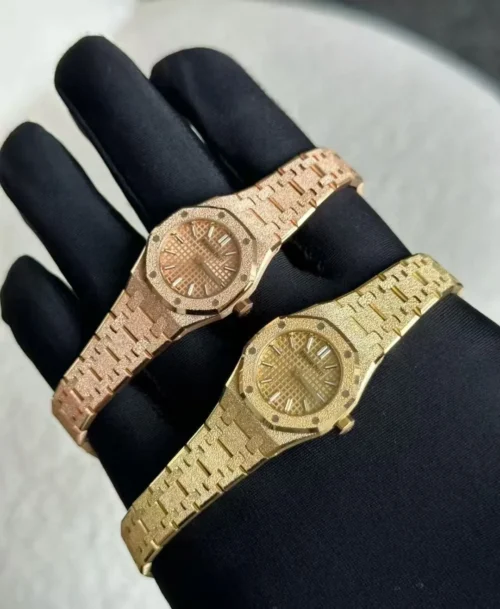 Audemars Piguet Royal Oak Women's Rose Gold-Tone Quartz Watch 23mm