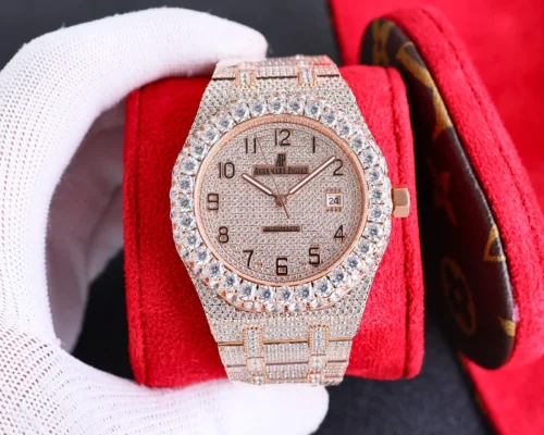 Audemars Piguet Royal Oak 15510 Men's Diamond-Set Automatic Watch Stainless Steel Bracelet SKU AP0067
