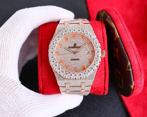 Audemars Piguet Royal Oak 15510 Men's Diamond-Set Automatic Watch Stainless Steel Bracelet SKU AP0067