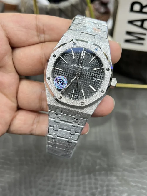 Audemars Piguet Royal Oak 15500 Black Dial Automatic Watch 41mm