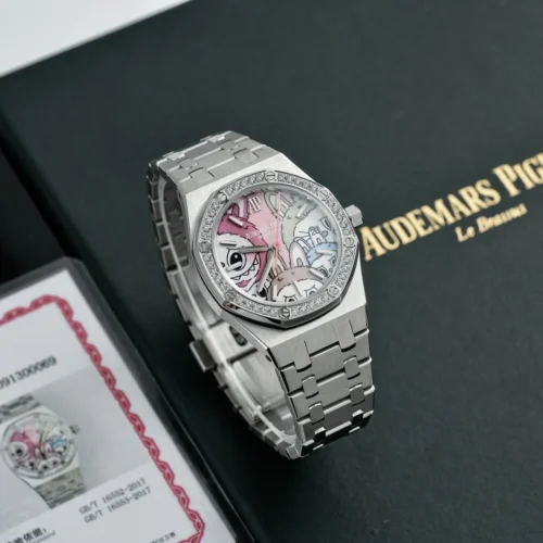Audemars Piguet Royal Oak Women's Diamond-Set Watch 34mm