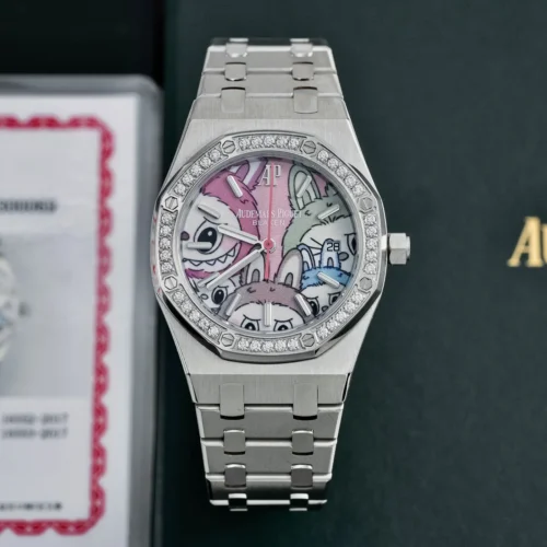 Audemars Piguet Royal Oak Women's Diamond-Set Watch 34mm