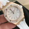 Audemars Piguet Royal Oak Offshore Women's Diamond-Set Quartz Watch Rose Gold-Tone