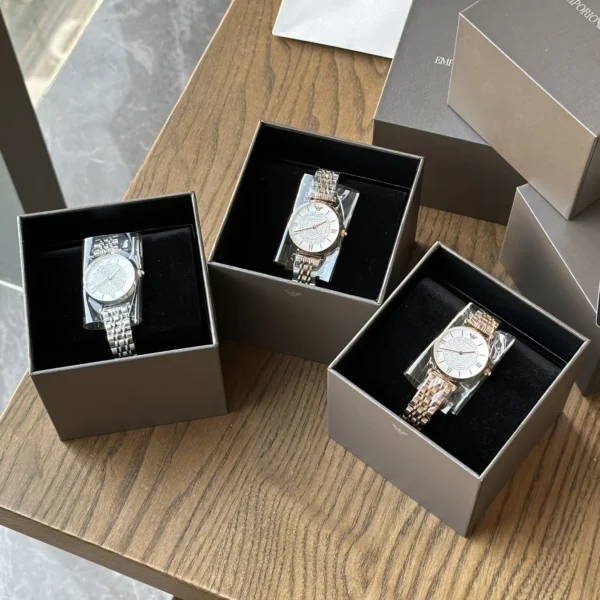 Armani Diamond-Set Watch 32mm SKU ARMANI0003