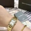 Armani AR11659 Women's White Dial Watch 22mm Square Case