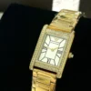 Armani AR11659 Women's White Dial Watch 22mm Square Case