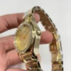 Armani AR11607 Women's Diamond-Set Watch 32mm Gold-Tone