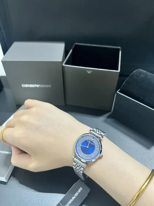 Armani AR11627 Women's Diamond-Set Quartz Watch 32mm