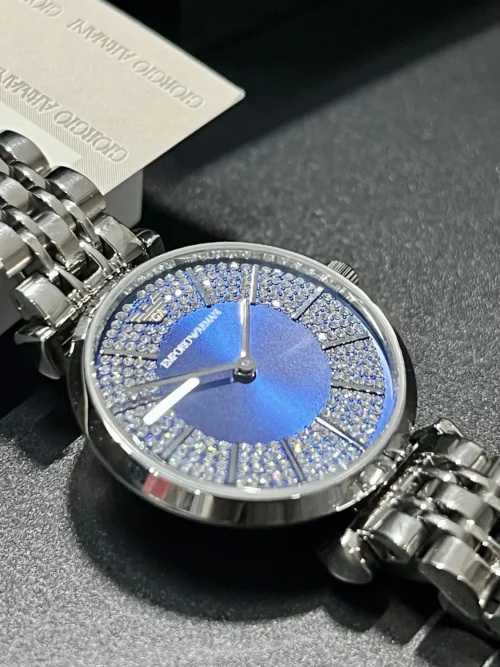 Armani AR11627 Women's Diamond-Set Quartz Watch 32mm