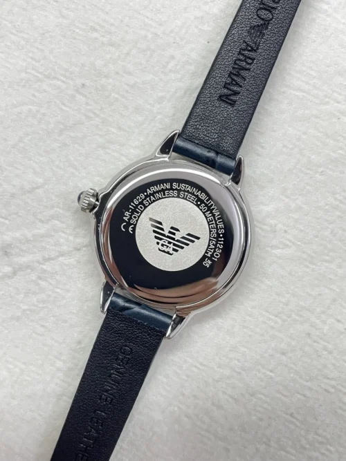 Armani AR11629 Women's Moonphase Quartz Watch 32mm Diamond-Set