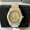 Armani AR60091 Men's Skeleton Automatic Watch 43mm Vintage Style