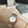 Armani AR11558 Women's Sunray Dial Quartz Watch 32mm Rose Gold-Tone