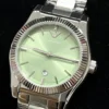 Armani AR11656 Women's Green Dial Quartz Watch 32mm SKU ARMANI0029