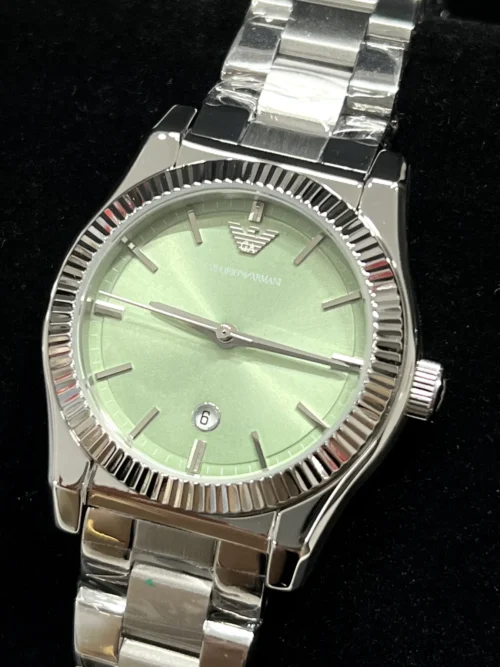 Armani AR11656 Women's Green Dial Quartz Watch 32mm SKU ARMANI0029