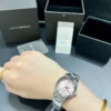 Armani AR11658 Women's Pink Dial Quartz Watch 32mm Stainless Steel Bracelet