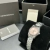 Armani AR11658 Women's Pink Dial Quartz Watch 32mm Stainless Steel Bracelet