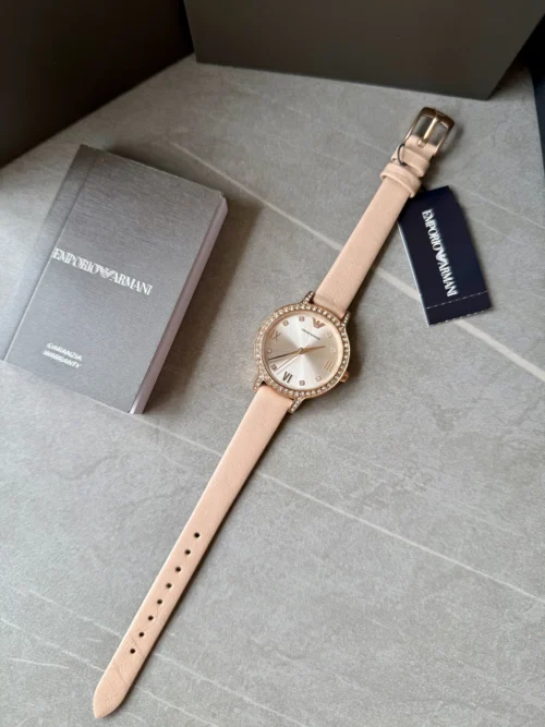 Armani AR11611 Women's Rose Gold-Tone Watch 32mm