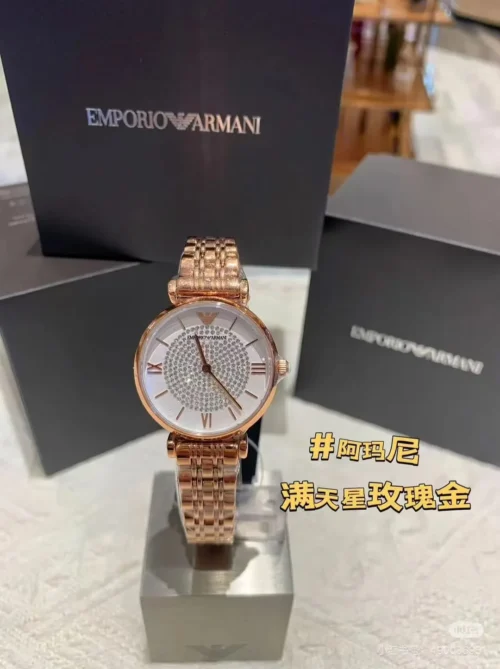 Armani Diamond-Set Watch SKU ARMANI0043