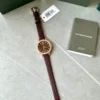 Armani AR11555 Women's Sunray Dial Quartz Watch 32mm Rose Gold-Tone