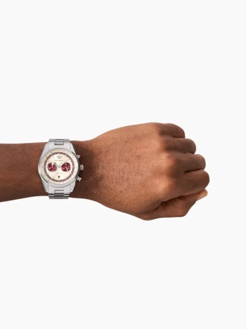 Armani Panda Dial Quartz Watch