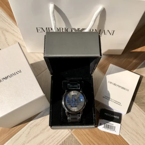 Armani AR60029 Men's Skeleton Watch SKU ARMANI0061