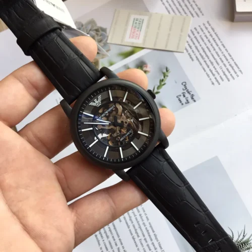 Armani 60008 Men's Skeleton Automatic Watch 43mm