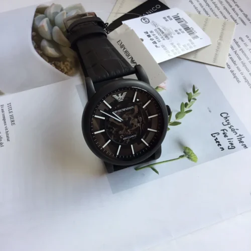 Armani 60008 Men's Skeleton Automatic Watch 43mm