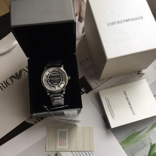 Armani AR60006 Men's Skeleton Watch