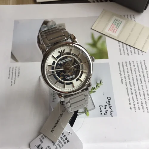 Armani AR60006 Men's Skeleton Watch