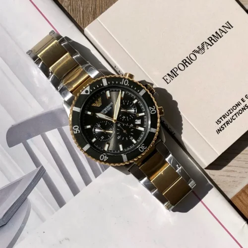 Armani AR11361 Men's Vintage Style Watch