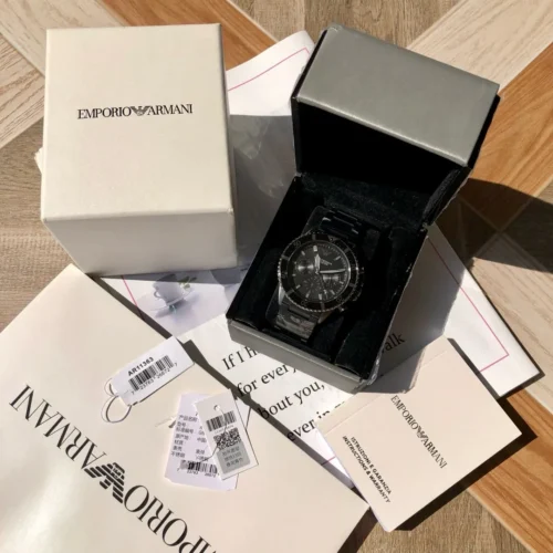 Armani AR11363 Men's Vintage Style Watch