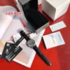Armani AR1981 Men's Skeleton Automatic Watch 43mm Leather Strap
