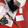 Armani AR1982 Men's Skeleton Automatic Watch 43mm Leather Strap