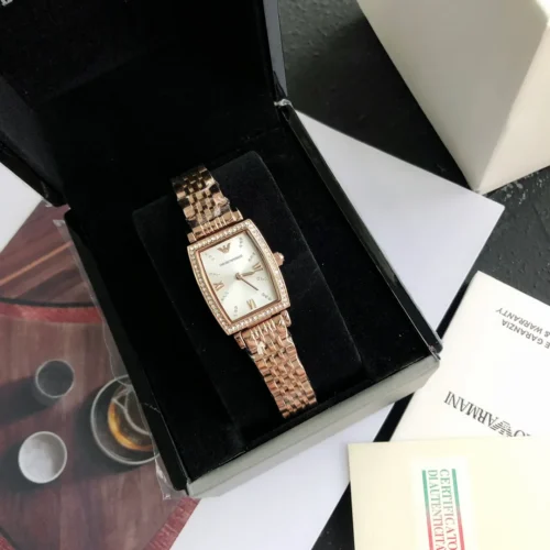 Armani Women's Diamond-Set Watch 24mm