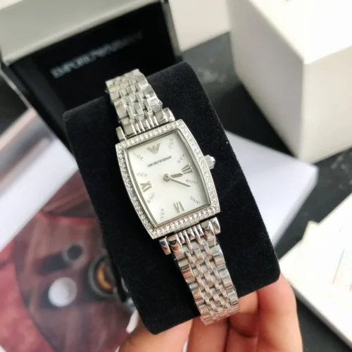 Armani AR11405 Women's Diamond-Set Watch 24mm