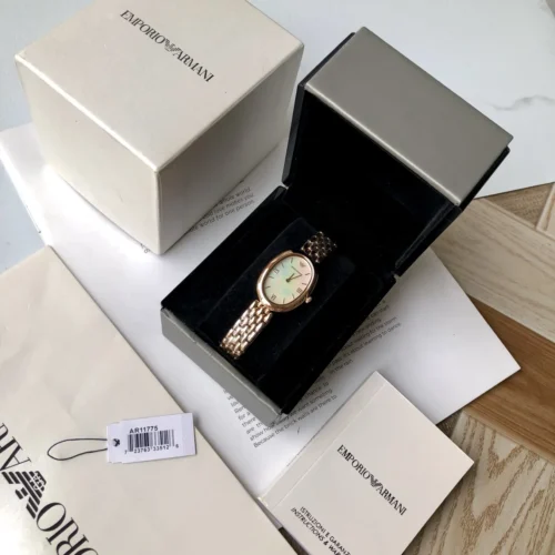 Armani AR11775 Women's Vintage Style Quartz Watch