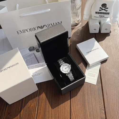 Armani AR1908 Mother-of-Pearl Dial Quartz Watch 32mm