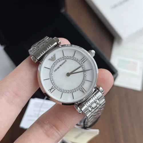 Armani AR1908 Mother-of-Pearl Dial Quartz Watch 32mm