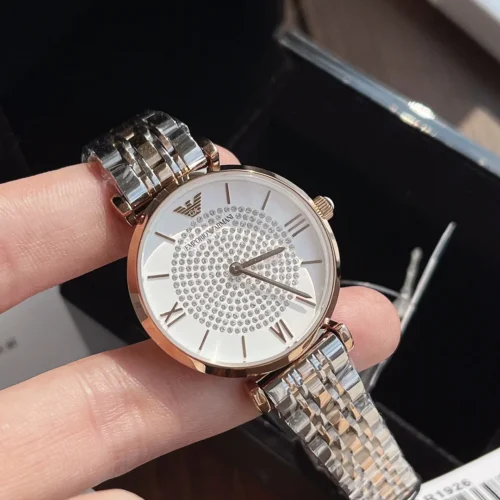 Armani AR1909 Mother-of-Pearl Dial Quartz Watch 32mm