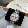 Armani Racer Men's Moonphase Quartz Watch Panda Dial SKU ARMANI0109