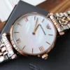 Armani AR1683 Women's Rose Gold-Tone Watch 32mm Stainless Steel Bracelet