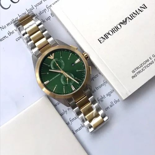 Armani AR11511 Men's Green Dial Quartz Watch SKU ARMANI0123
