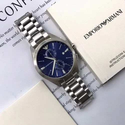 Armani AR11541 Men's Sunray Dial Quartz Watch Luminous Dial SKU ARMANI0125