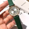 Armani AR11517 Women's Diamond-Set Quartz Watch Leather Strap